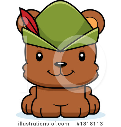 Royalty-Free (RF) Bear Clipart Illustration by Cory Thoman - Stock Sample #1318113