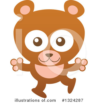 Royalty-Free (RF) Bear Clipart Illustration by Zooco - Stock Sample #1324287