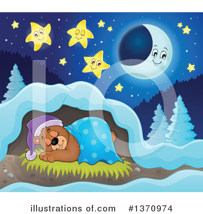 Royalty-Free (RF) Bear Clipart Illustration by visekart - Stock Sample #1370974