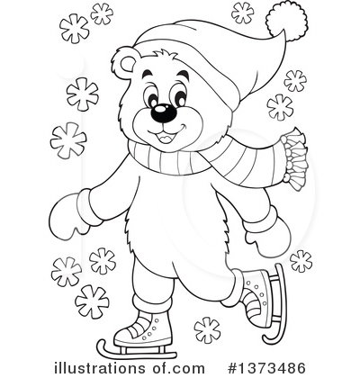 Royalty-Free (RF) Bear Clipart Illustration by visekart - Stock Sample #1373486