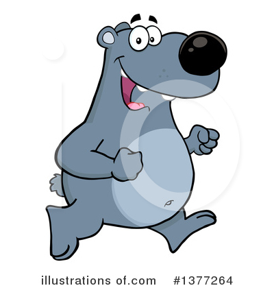 Royalty-Free (RF) Bear Clipart Illustration by Hit Toon - Stock Sample #1377264