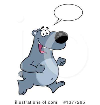 Royalty-Free (RF) Bear Clipart Illustration by Hit Toon - Stock Sample #1377265