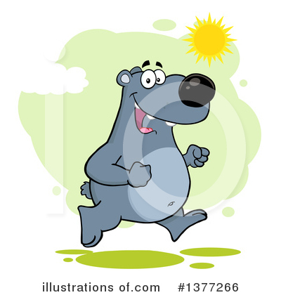 Royalty-Free (RF) Bear Clipart Illustration by Hit Toon - Stock Sample #1377266