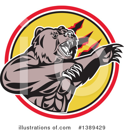 Royalty-Free (RF) Bear Clipart Illustration by patrimonio - Stock Sample #1389429