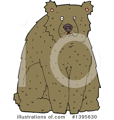 Royalty-Free (RF) Bear Clipart Illustration by lineartestpilot - Stock Sample #1395630