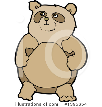 Royalty-Free (RF) Bear Clipart Illustration by lineartestpilot - Stock Sample #1395654