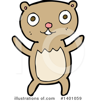 Royalty-Free (RF) Bear Clipart Illustration by lineartestpilot - Stock Sample #1401059