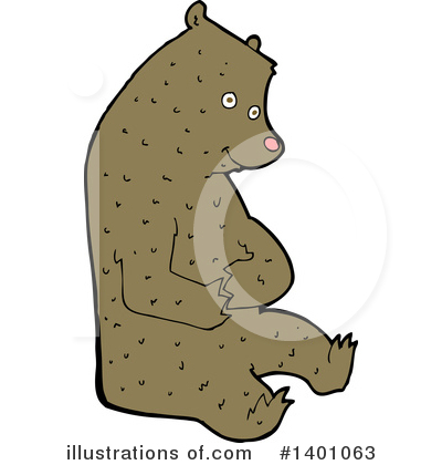 Royalty-Free (RF) Bear Clipart Illustration by lineartestpilot - Stock Sample #1401063