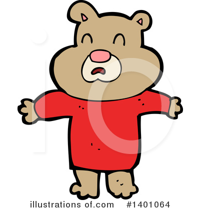 Royalty-Free (RF) Bear Clipart Illustration by lineartestpilot - Stock Sample #1401064