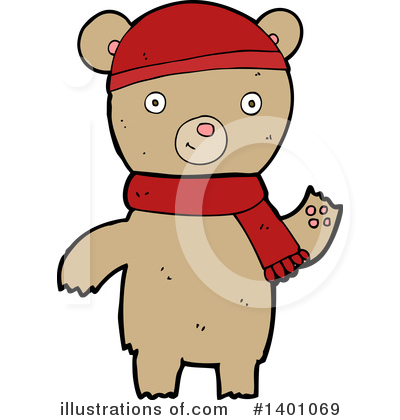 Royalty-Free (RF) Bear Clipart Illustration by lineartestpilot - Stock Sample #1401069