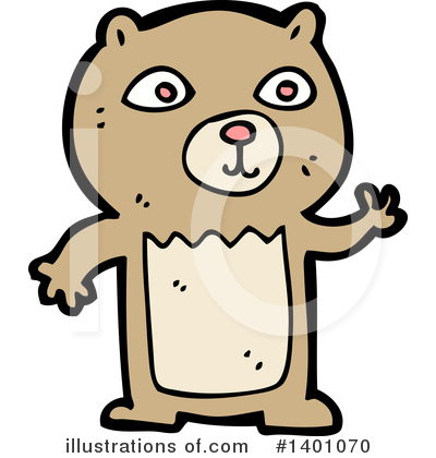 Royalty-Free (RF) Bear Clipart Illustration by lineartestpilot - Stock Sample #1401070