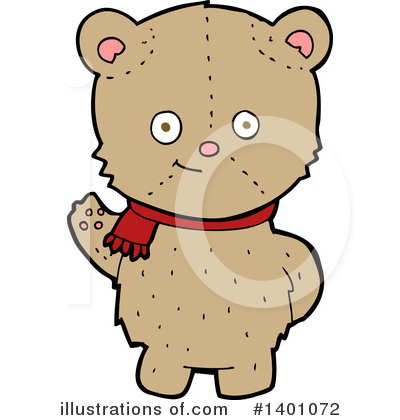 Royalty-Free (RF) Bear Clipart Illustration by lineartestpilot - Stock Sample #1401072