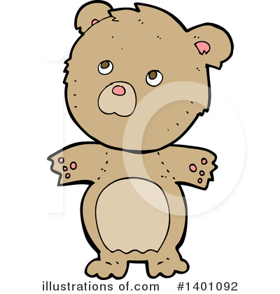 Royalty-Free (RF) Bear Clipart Illustration by lineartestpilot - Stock Sample #1401092
