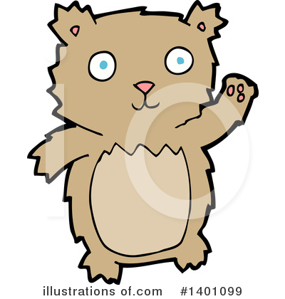 Royalty-Free (RF) Bear Clipart Illustration by lineartestpilot - Stock Sample #1401099
