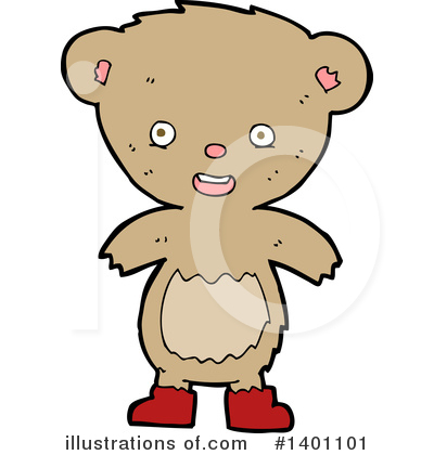 Royalty-Free (RF) Bear Clipart Illustration by lineartestpilot - Stock Sample #1401101