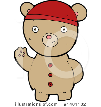 Royalty-Free (RF) Bear Clipart Illustration by lineartestpilot - Stock Sample #1401102