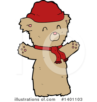Royalty-Free (RF) Bear Clipart Illustration by lineartestpilot - Stock Sample #1401103