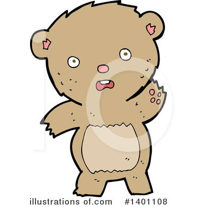 Royalty-Free (RF) Bear Clipart Illustration by lineartestpilot - Stock Sample #1401108