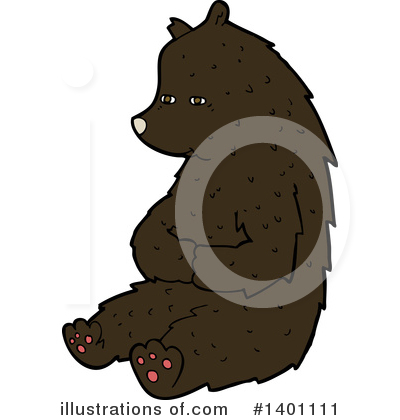 Royalty-Free (RF) Bear Clipart Illustration by lineartestpilot - Stock Sample #1401111