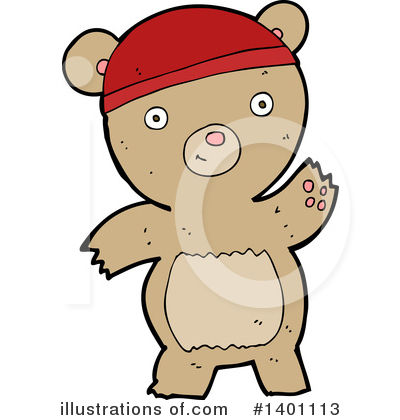 Royalty-Free (RF) Bear Clipart Illustration by lineartestpilot - Stock Sample #1401113