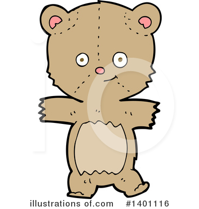 Royalty-Free (RF) Bear Clipart Illustration by lineartestpilot - Stock Sample #1401116