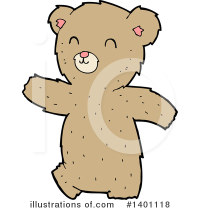 Royalty-Free (RF) Bear Clipart Illustration by lineartestpilot - Stock Sample #1401118