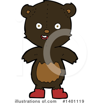 Royalty-Free (RF) Bear Clipart Illustration by lineartestpilot - Stock Sample #1401119