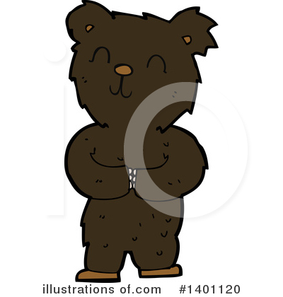 Royalty-Free (RF) Bear Clipart Illustration by lineartestpilot - Stock Sample #1401120