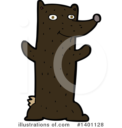 Royalty-Free (RF) Bear Clipart Illustration by lineartestpilot - Stock Sample #1401128