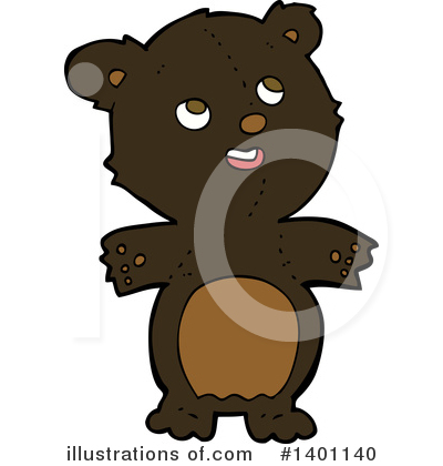 Royalty-Free (RF) Bear Clipart Illustration by lineartestpilot - Stock Sample #1401140