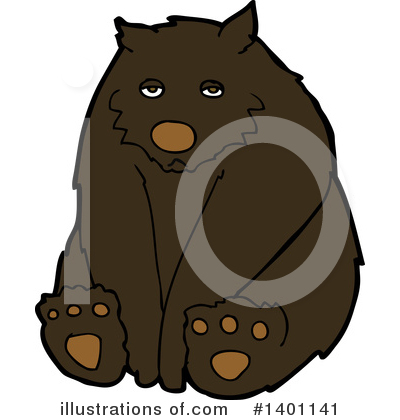 Royalty-Free (RF) Bear Clipart Illustration by lineartestpilot - Stock Sample #1401141