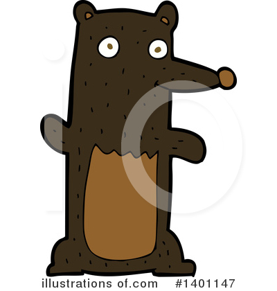 Royalty-Free (RF) Bear Clipart Illustration by lineartestpilot - Stock Sample #1401147
