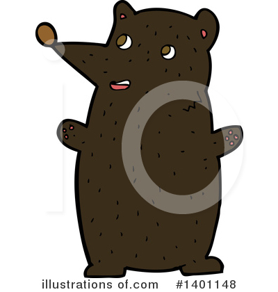 Royalty-Free (RF) Bear Clipart Illustration by lineartestpilot - Stock Sample #1401148