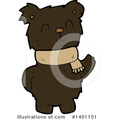 Royalty-Free (RF) Bear Clipart Illustration by lineartestpilot - Stock Sample #1401151