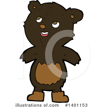 Royalty-Free (RF) Bear Clipart Illustration by lineartestpilot - Stock Sample #1401153