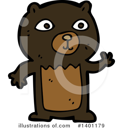 Royalty-Free (RF) Bear Clipart Illustration by lineartestpilot - Stock Sample #1401179