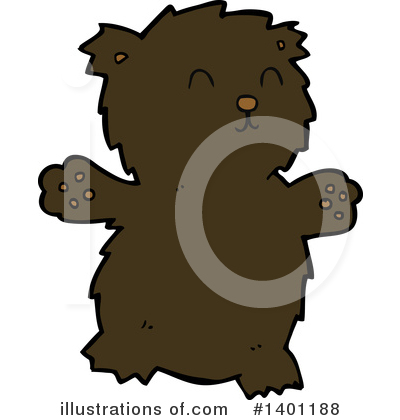 Royalty-Free (RF) Bear Clipart Illustration by lineartestpilot - Stock Sample #1401188