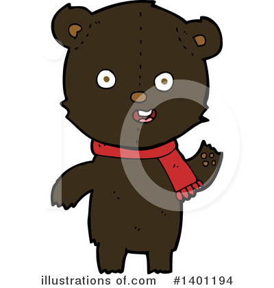 Royalty-Free (RF) Bear Clipart Illustration by lineartestpilot - Stock Sample #1401194