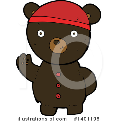 Royalty-Free (RF) Bear Clipart Illustration by lineartestpilot - Stock Sample #1401198