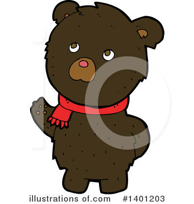 Royalty-Free (RF) Bear Clipart Illustration by lineartestpilot - Stock Sample #1401203