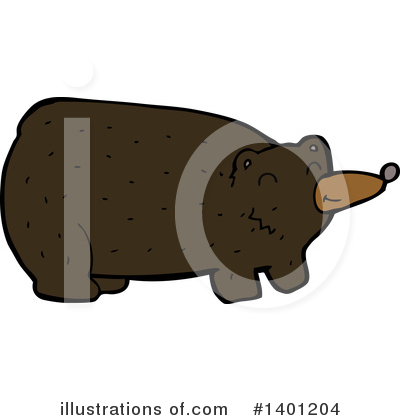 Royalty-Free (RF) Bear Clipart Illustration by lineartestpilot - Stock Sample #1401204
