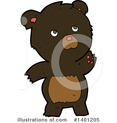 Royalty-Free (RF) Bear Clipart Illustration by lineartestpilot - Stock Sample #1401205