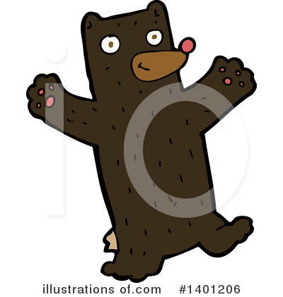 Royalty-Free (RF) Bear Clipart Illustration by lineartestpilot - Stock Sample #1401206