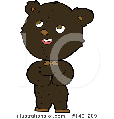 Royalty-Free (RF) Bear Clipart Illustration by lineartestpilot - Stock Sample #1401209