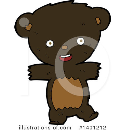 Royalty-Free (RF) Bear Clipart Illustration by lineartestpilot - Stock Sample #1401212