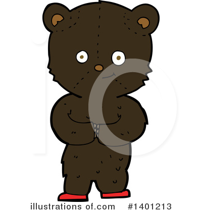 Royalty-Free (RF) Bear Clipart Illustration by lineartestpilot - Stock Sample #1401213