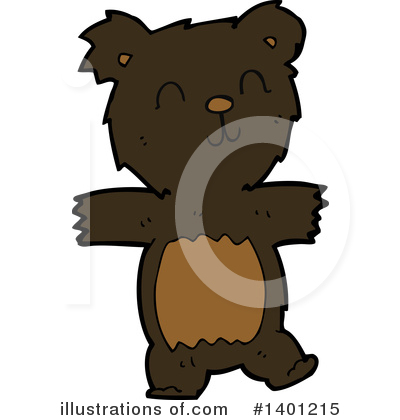 Royalty-Free (RF) Bear Clipart Illustration by lineartestpilot - Stock Sample #1401215