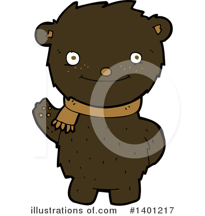 Royalty-Free (RF) Bear Clipart Illustration by lineartestpilot - Stock Sample #1401217