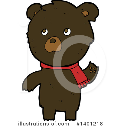 Royalty-Free (RF) Bear Clipart Illustration by lineartestpilot - Stock Sample #1401218