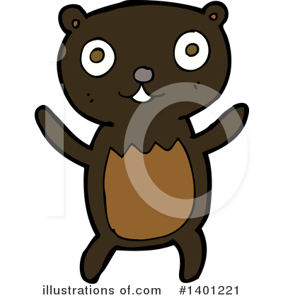 Royalty-Free (RF) Bear Clipart Illustration by lineartestpilot - Stock Sample #1401221